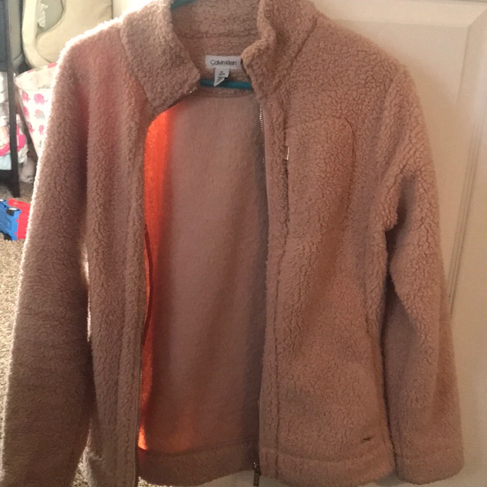 Pink teddy jacket in good conditions